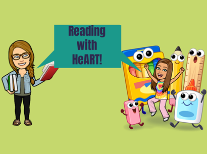  reading with heart image
